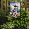 Alaskan Malamute Cowboy Welcome Garden Flag Mailbox Flag Decorative Yard Flag Banner Outside Patio Artwork Yard Flower Beds, Garden Size, Multicolor