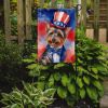 Australian Terrier Patriotic American Garden Flag Mailbox Flag Decorative Yard Flag Banner Outside Patio Artwork Yard Flower Beds, Garden Size