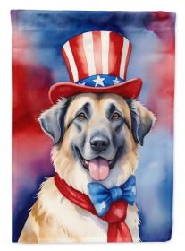 Anatolian Shepherd Patriotic American Garden Flag Mailbox Flag Decorative Yard Flag Banner Outside Patio Artwork Yard Flower Beds, Garden Size
