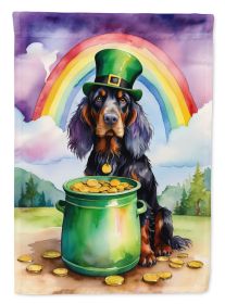 Gordon Setter St Patrick's Day Garden Flag Mailbox Flag Decorative Yard Flag Banner Outside Patio Artwork Yard Flower Beds, Garden Size, Multicolor