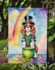 Cavalier Spaniel St Patrick's Day Garden Flag Mailbox Flag Decorative Yard Flag Banner Outside Patio Artwork Yard Flower Beds, Garden Size, Multicolor