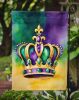 King's Mardi Gras Crown Garden Flag Mailbox Flag Decorative Yard Flag Banner Outside Patio Artwork Yard Flower Beds, Garden Size, Multicolor