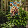 Otterhound in Sunflowers Garden Flag Mailbox Flag Decorative Yard Flag Banner Outside Patio Artwork Yard Flower Beds, Garden Size, Multicolor