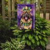 Leonberger King of Mardi Gras Garden Flag Mailbox Flag Decorative Yard Flag Banner Outside Patio Artwork Yard Flower Beds, Garden Size, Multicolor