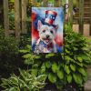 Westie Patriotic American Garden Flag Mailbox Flag Decorative Yard Flag Banner Outside Patio Artwork Yard Flower Beds, Garden Size, Multicolor