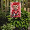 Norfolk Terrier My Valentine Garden Flag Mailbox Flag Decorative Yard Flag Banner Outside Patio Artwork Yard Flower Beds, Garden Size, Multicolor