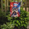 Cairn Terrier Patriotic American Garden Flag Mailbox Flag Decorative Yard Flag Banner Outside Patio Artwork Yard Flower Beds, Garden Size, Multicolor