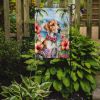 English Foxhound Luau Garden Flag Mailbox Flag Decorative Yard Flag Banner Outside Patio Artwork Yard Flower Beds, Garden Size, Multicolor