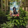 Gordon Setter Luau Garden Flag Mailbox Flag Decorative Yard Flag Banner Outside Patio Artwork Yard Flower Beds, Garden Size, Multicolor
