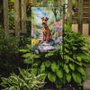 Irish Terrier Spring Path Garden Flag Mailbox Flag Decorative Yard Flag Banner Outside Patio Artwork Yard Flower Beds, Garden Size, Multicolor