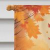 Belgian Sheepdog Fall House Flag Large Porch Sleeve Pole Decorative Outside Yard Banner Artwork Wall Hanging, Polyester, House Size, Multicolor