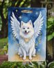 American Eskimo My Angel Garden Flag Mailbox Flag Decorative Yard Flag Banner Outside Patio Artwork Yard Flower Beds, Garden Size, Multicolor