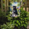 Black Pug Spring Path Garden Flag Mailbox Flag Decorative Yard Flag Banner Outside Patio Artwork Yard Flower Beds, Garden Size, Multicolor