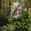 Silky Terrier Spring Path Garden Flag Mailbox Flag Decorative Yard Flag Banner Outside Patio Artwork Yard Flower Beds, Garden Size, Multicolor