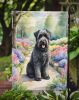 Bouvier des Flandres Spring Path Garden Flag Mailbox Flag Decorative Yard Flag Banner Outside Patio Artwork Yard Flower Beds, Garden Size, Multicolor