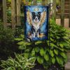 Border Collie My Angel Garden Flag Mailbox Flag Decorative Yard Flag Banner Outside Patio Artwork Yard Flower Beds, Garden Size, Multicolor