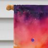 Astilbe in Color House Flag Large Porch Sleeve Pole Decorative Outside Yard Banner Artwork Wall Hanging, Polyester, House Size, Multicolor