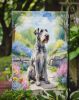 Irish Wolfhound Spring Path Garden Flag Mailbox Flag Decorative Yard Flag Banner Outside Patio Artwork Yard Flower Beds, Garden Size, Multicolor