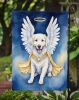 Kuvasz My Angel Garden Flag Mailbox Flag Decorative Yard Flag Banner Outside Patio Artwork Yard Flower Beds, Garden Size, Multicolor