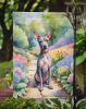 American Hairless Terrier Spring Garden Garden Flag Mailbox Flag Decorative Yard Flag Banner Outside Patio Artwork Yard Flower Beds, Garden Size