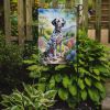 Dalmatian Spring Path Garden Flag Mailbox Flag Decorative Yard Flag Banner Outside Patio Artwork Yard Flower Beds, Garden Size, Multicolor