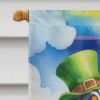 Greater Swiss Mountain Dog St Patrick's Day House Flag Large Porch Sleeve Pole Decorative Outside Yard Banner Artwork Wall Hanging, Polyester