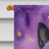 Schipperke King of Mardi Gras House Flag Large Porch Sleeve Pole Decorative Outside Yard Banner Artwork Wall Hanging, Polyester, House Size