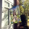 Afghan Hound Easter Egg Hunt House Flag Large Porch Sleeve Pole Decorative Outside Yard Banner Artwork Wall Hanging, Polyester, House Size, Multicolor