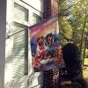 Dachshund Two Hearts House Flag Large Porch Sleeve Pole Decorative Outside Yard Banner Artwork Wall Hanging, Polyester, House Size, Multicolor