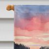 Newfoundland Two Hearts House Flag Large Porch Sleeve Pole Decorative Outside Yard Banner Artwork Wall Hanging, Polyester, House Size, Multicolor