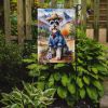 Schnauzer Cowboy Welcome Garden Flag Mailbox Flag Decorative Yard Flag Banner Outside Patio Artwork Yard Flower Beds, Garden Size, Multicolor