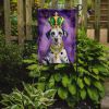 Dalmatian King of Mardi Gras Garden Flag Mailbox Flag Decorative Yard Flag Banner Outside Patio Artwork Yard Flower Beds, Garden Size, Multicolor