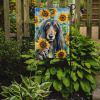 Afghan Hound in Sunflowers Garden Flag Mailbox Flag Decorative Yard Flag Banner Outside Patio Artwork Yard Flower Beds, Garden Size, Multicolor