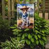 Jack Russell Terrier Cowboy Welcome Garden Flag Mailbox Flag Decorative Yard Flag Banner Outside Patio Artwork Yard Flower Beds, Garden Size