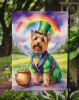 Australian Terrier St Patrick's Day Garden Flag Mailbox Flag Decorative Yard Flag Banner Outside Patio Artwork Yard Flower Beds, Garden Size