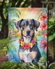 Catahoula Luau Garden Flag Mailbox Flag Decorative Yard Flag Banner Outside Patio Artwork Yard Flower Beds, Garden Size, Multicolor