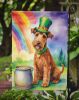 Irish Terrier St Patrick's Day Garden Flag Mailbox Flag Decorative Yard Flag Banner Outside Patio Artwork Yard Flower Beds, Garden Size, Multicolor
