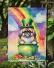 Pekingese St Patrick's Day Garden Flag Mailbox Flag Decorative Yard Flag Banner Outside Patio Artwork Yard Flower Beds, Garden Size, Multicolor