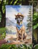 Mastiff Cowboy Welcome Garden Flag Mailbox Flag Decorative Yard Flag Banner Outside Patio Artwork Yard Flower Beds, Garden Size, Multicolor
