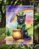 Schipperke St Patrick's Day Garden Flag Mailbox Flag Decorative Yard Flag Banner Outside Patio Artwork Yard Flower Beds, Garden Size, Multicolor