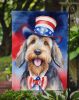 Otterhound Patriotic American Garden Flag Mailbox Flag Decorative Yard Flag Banner Outside Patio Artwork Yard Flower Beds, Garden Size, Multicolor