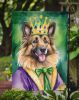Belgian Tervuren King of Mardi Gras Garden Flag Mailbox Flag Decorative Yard Flag Banner Outside Patio Artwork Yard Flower Beds, Garden Size