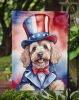 Cockapoo Patriotic American Garden Flag Mailbox Flag Decorative Yard Flag Banner Outside Patio Artwork Yard Flower Beds, Garden Size, Multicolor