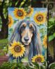 Afghan Hound in Sunflowers Garden Flag Mailbox Flag Decorative Yard Flag Banner Outside Patio Artwork Yard Flower Beds, Garden Size, Multicolor