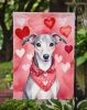 Whippet My Valentine Garden Flag Mailbox Flag Decorative Yard Flag Banner Outside Patio Artwork Yard Flower Beds, Garden Size, Multicolor