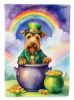 Welsh Terrier St Patrick's Day Garden Flag Mailbox Flag Decorative Yard Flag Banner Outside Patio Artwork Yard Flower Beds, Garden Size, Multicolor