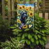 Giant Schnauzer in Sunflowers Garden Flag Mailbox Flag Decorative Yard Flag Banner Outside Patio Artwork Yard Flower Beds, Garden Size, Multicolor