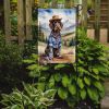 German Wirehaired Pointer Cowboy Welcome Garden Flag Mailbox Flag Decorative Yard Flag Banner Outside Patio Artwork Yard Flower Beds, Garden Size
