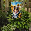Collie in Sunflowers Garden Flag Mailbox Flag Decorative Yard Flag Banner Outside Patio Artwork Yard Flower Beds, Garden Size, Multicolor