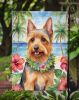 Australian Terrier Luau Garden Flag Mailbox Flag Decorative Yard Flag Banner Outside Patio Artwork Yard Flower Beds, Garden Size, Multicolor